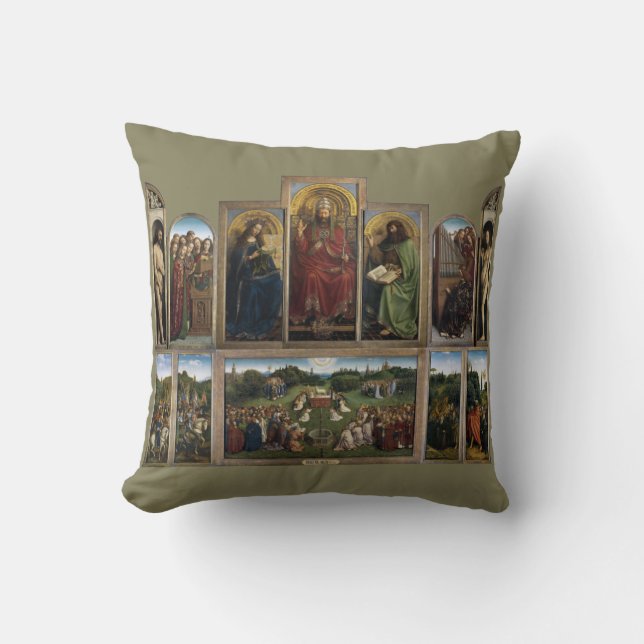 Ghent Altarpiece, Van Eyck Brothers Cushion (Front)