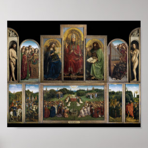 Ghent Altarpiece, Van Eyck Brothers Poster