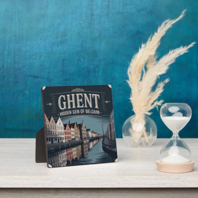 Ghent – Hidden Gem of Belgium Plaque (Insitu)