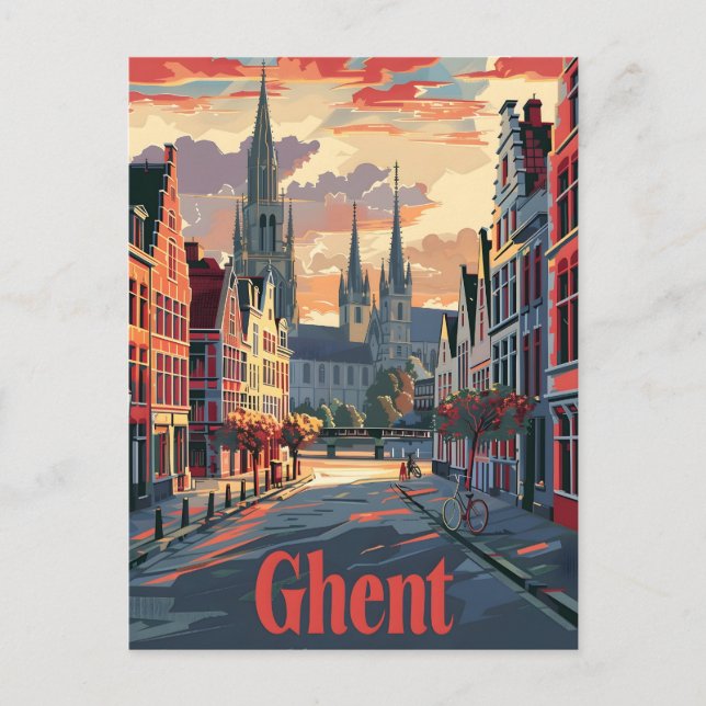 Ghent Postcard (Front)