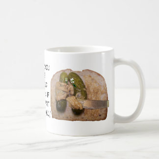 Gherkin Comic Peanut Butter on Pickles Mug