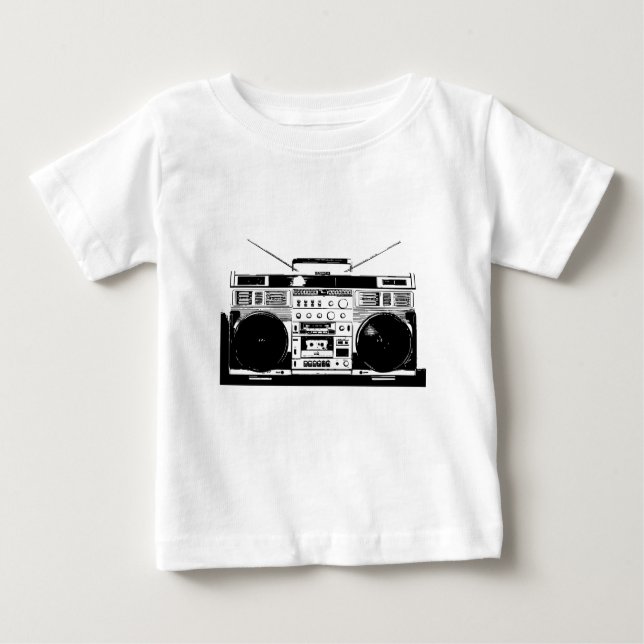 Ghetto Blaster Baby T-Shirt (Front)