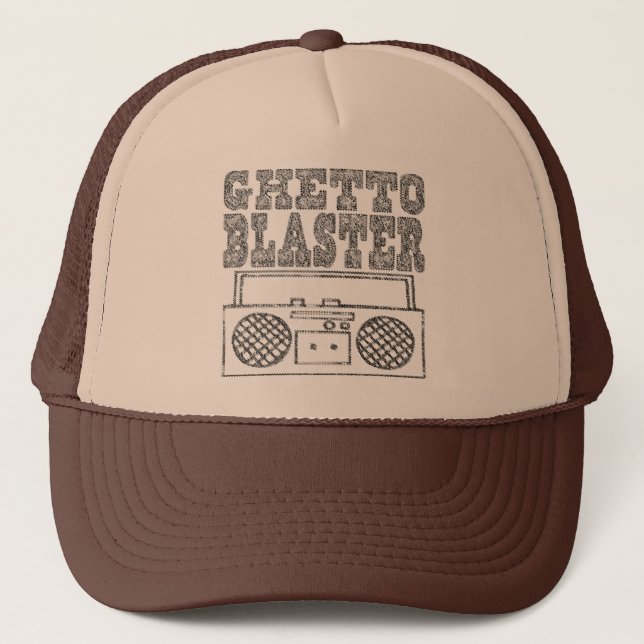 Ghetto Blaster-Hat Trucker Hat (Front)