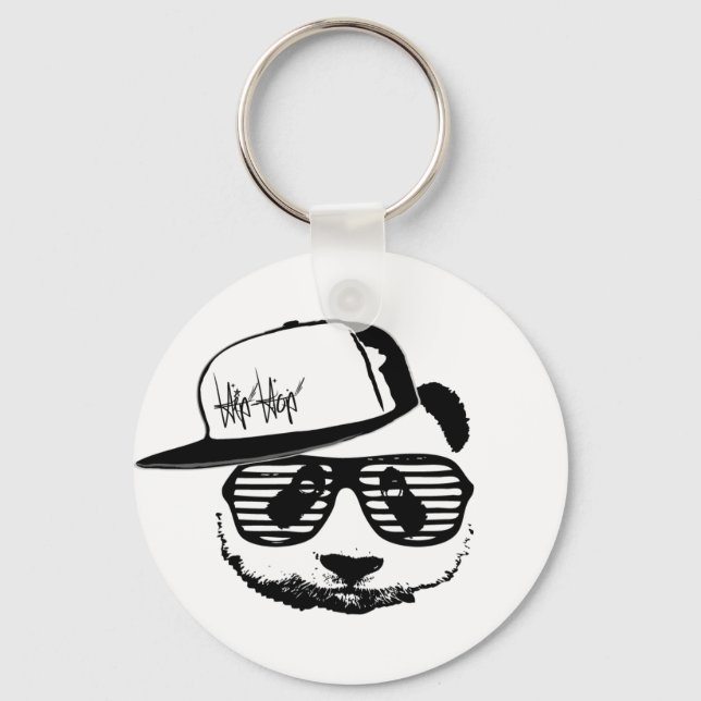 Ghetto panda key ring (Front)