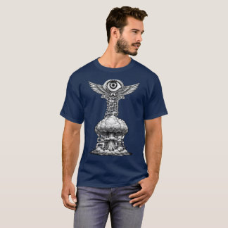 Ghettoblaster Brain Explosion Illustration  T-Shirt
