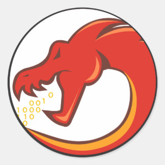 Ghidra for Reverse Engineering Classic Round Sticker