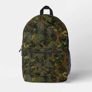 Ghillie Suit Pattern Swamp Terrain Printed Backpack