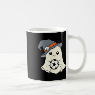 Ghoooal Soccer Ghost Halloween Funny Soccer Hallow Coffee Mug