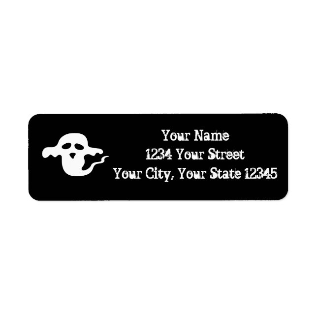 Ghost Address Label Return Address Label (Front)