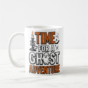 Ghost Adventure Halloween Vintage Typography Desig Coffee Mug