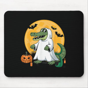 Ghost Alligator Halloween Soky Gator Lovers  Mouse Pad