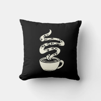 Ghost and Coffee Cushion