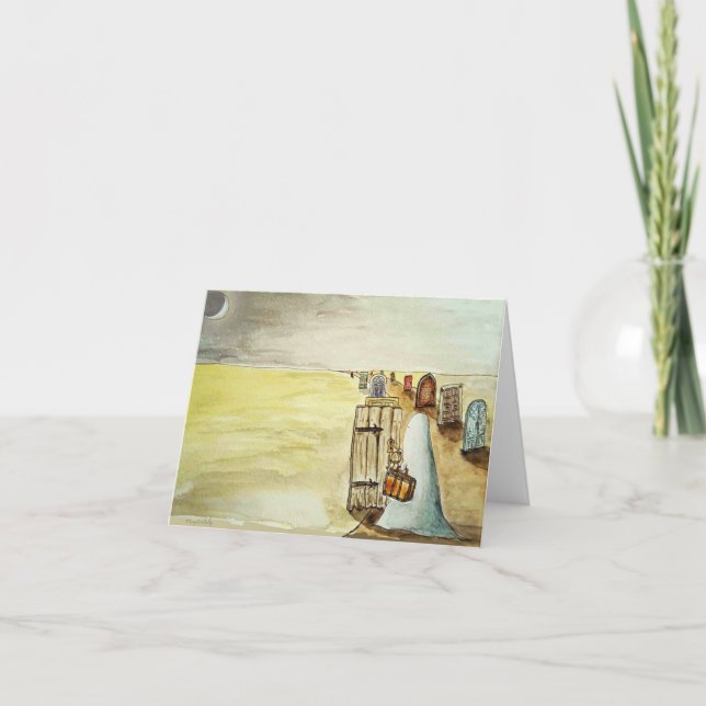 Ghost and doors card (Front)