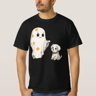 Ghost and Puppy Halloween– Matching Ghost Costume  T-Shirt