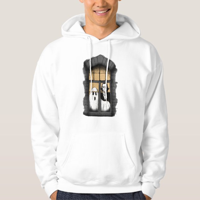 Ghost and Vampire at the Window Hoodie (Front)
