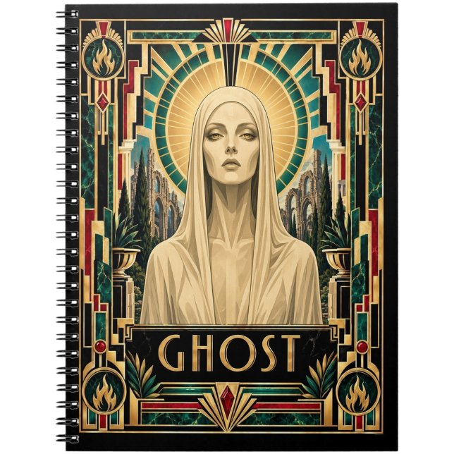 Ghost, Art Deco Mythical Notebook (Creator Uploaded)