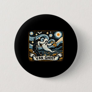 Ghost Art Teacher Halloween 1 6 Cm Round Badge