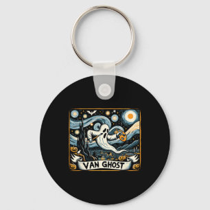 Ghost Art Teacher Halloween 1 Key Ring