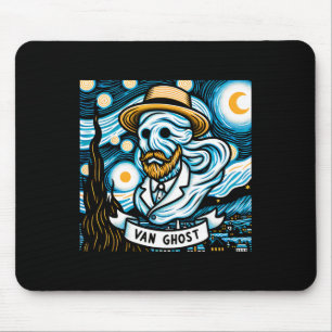 Ghost Art Teacher Halloween  Mouse Pad