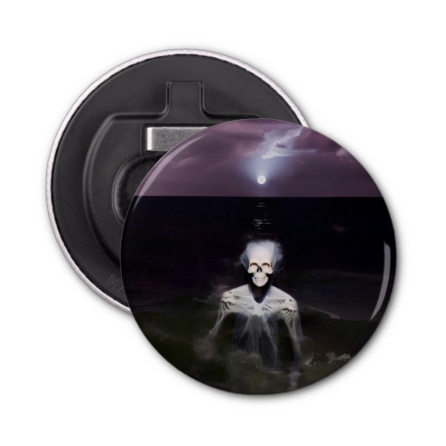 Ghost at Sea - Oil Painting Bottle Opener (Front)