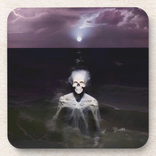 Ghost at Sea - Oil Painting Coaster