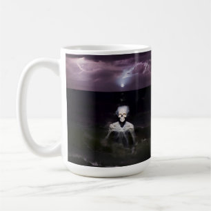 Ghost at Sea - Oil Painting Coffee Mug