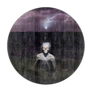 Ghost at Sea - Oil Painting Cutting Board