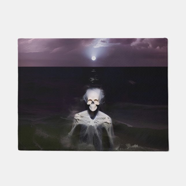 Ghost at Sea - Oil Painting Doormat (Front)