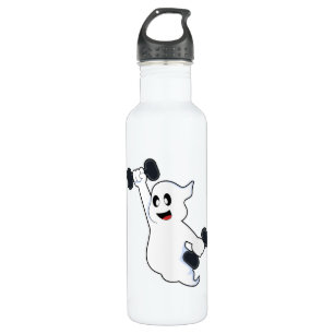 Ghost at Strength training with Dumbbells 710 Ml Water Bottle