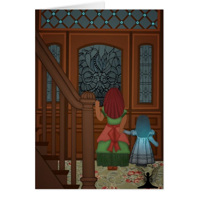 Ghost at the Door Mythic Fairy Art (Front)