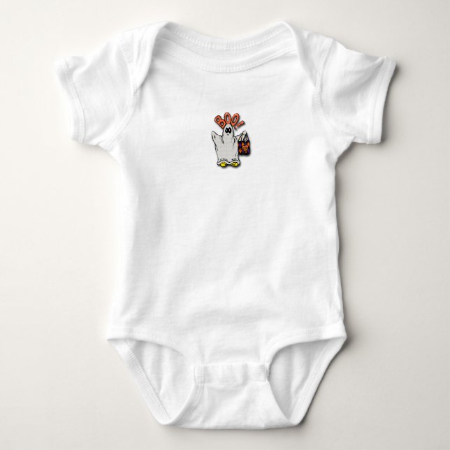 Ghost Baby Bodysuit (Front)