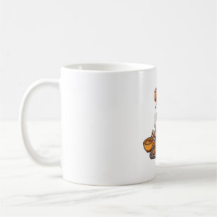 Ghost Baker Baking Cookies Cute Halloween Art Coffee Mug