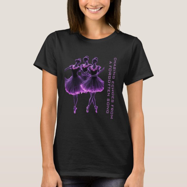Ghost Ballerina Chasing Echoes Forgotten Song Tee (Front)