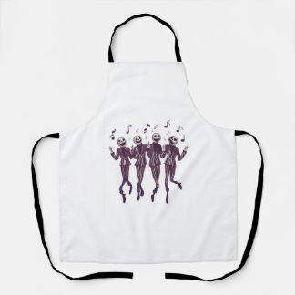 Ghost Barbershop Quartet Apron