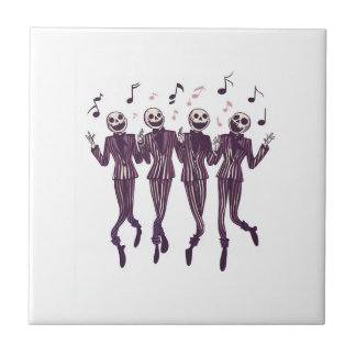 Ghost Barbershop Quartet Ceramic Tile