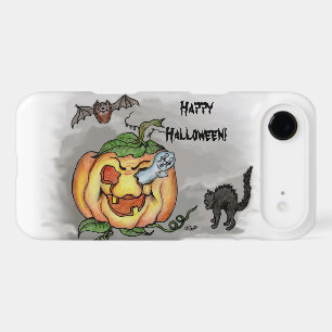 Ghost, Bat and Cat, Happy Halloween!
