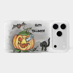 Ghost, Bat and Cat, Happy Halloween!
