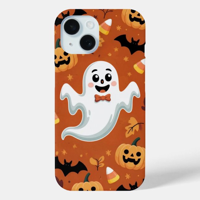 Ghost Bat Pumpkin Playful iPhone / iPad case (Back)