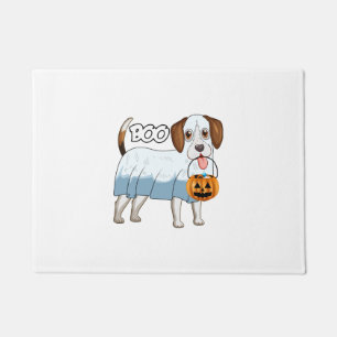 Ghost Beagle Halloween Dog Doormat