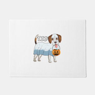 Ghost Beagle Halloween Dog Doormat