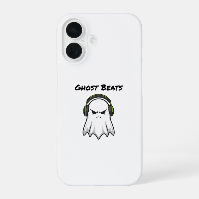 Ghost Beats iPhone 16 Case (Back)