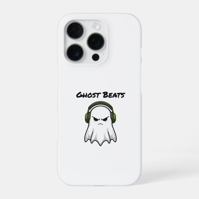 Ghost Beats iPhone Case (Back)