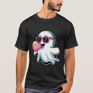 Ghost Blowing Pink Bubblegum Halloween Toddler Boy T-Shirt