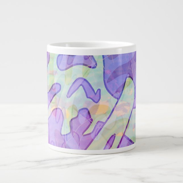 Ghost Bones Large Coffee Mug (Front)
