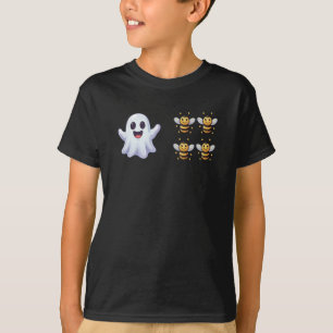 Ghost Boo Bees Funny Halloween T-Shirt