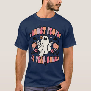 Ghost Boo Funny Halloween Party Costume T-Shirt