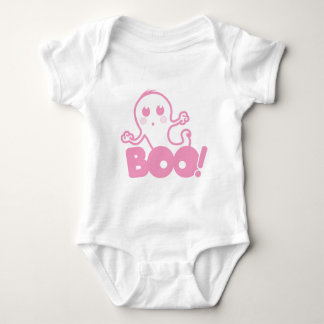 Ghost - Boo! (Pink) Baby Bodysuit