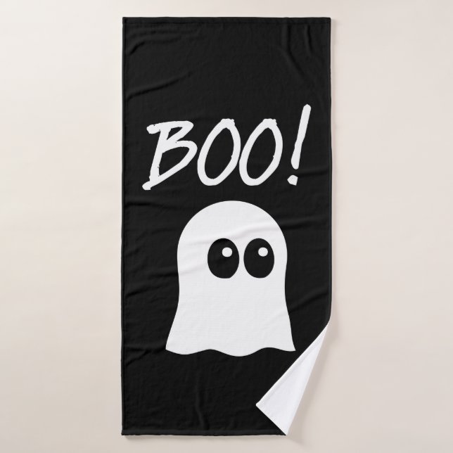 Ghost Boo, play ghost design Bath Towel (Bath Towel)