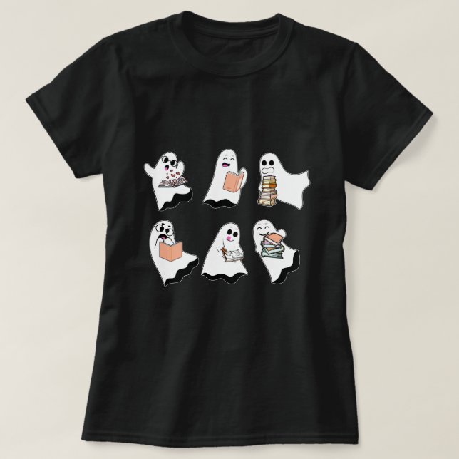 ghost book T-Shirt (Design Front)