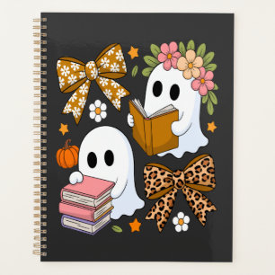 Ghost Books Halloween Floral Fall Halloween Planner